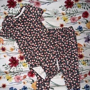 Floral Baby Onesie and Leggings Set